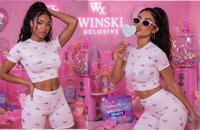 Sweetheart pants set