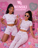 Sweetheart pants set