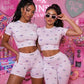 Sweetheart pants set