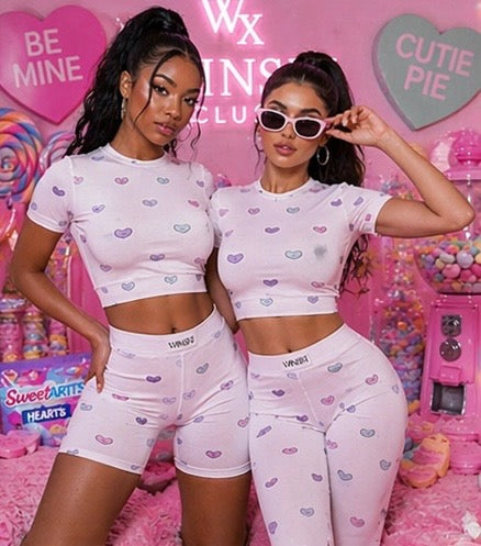 Sweetheart pants set